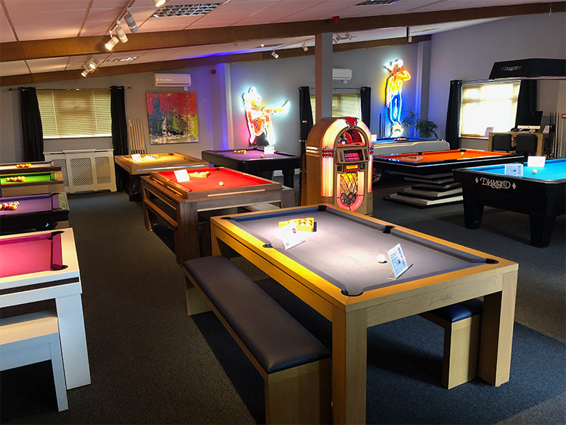 Pool Table Showroom - Idas Barn